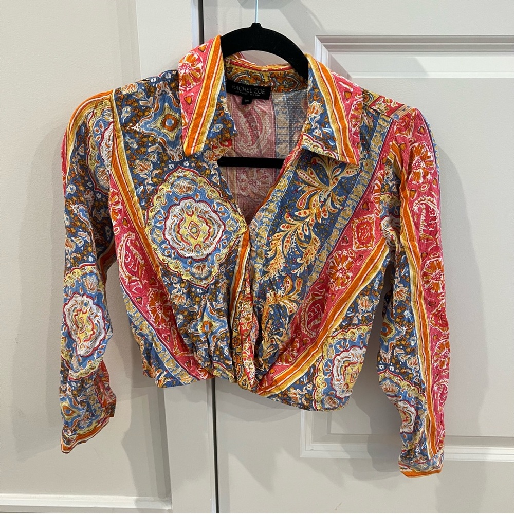 Colorful Paisley Blouse - Picture 1 of 1